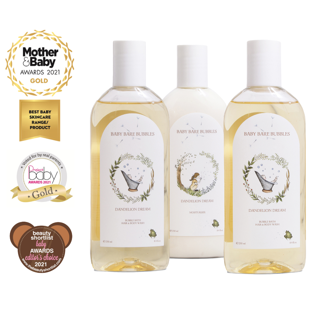 3 Pack - 2 x Luxury Shampoo, Body Wash & Bubble Bath & 1 x Luxury Moisturiser - 250ml