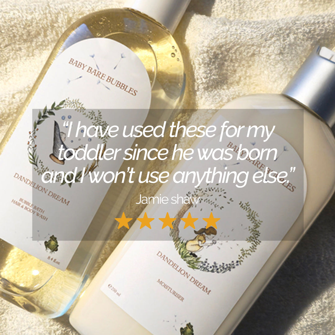 Luxury Shampoo, Body Wash, Bubble Bath & Moisturiser Set