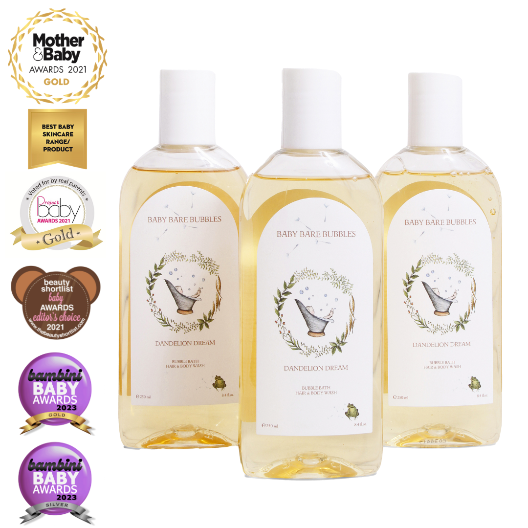 3 Pack - Luxury Shampoo, Body Wash & Bubble Bath - 250ml