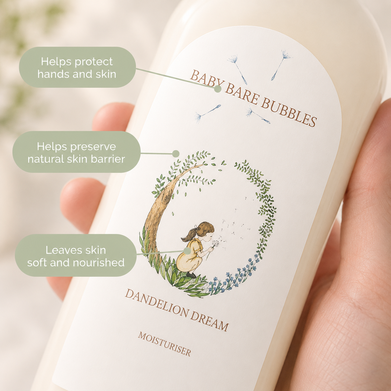Luxury Shampoo, Body Wash, Bubble Bath & Moisturiser Set - 250ml