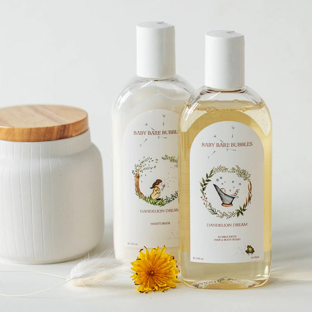 Luxury Shampoo, Moisturiser & Bamboo Washcloth Set